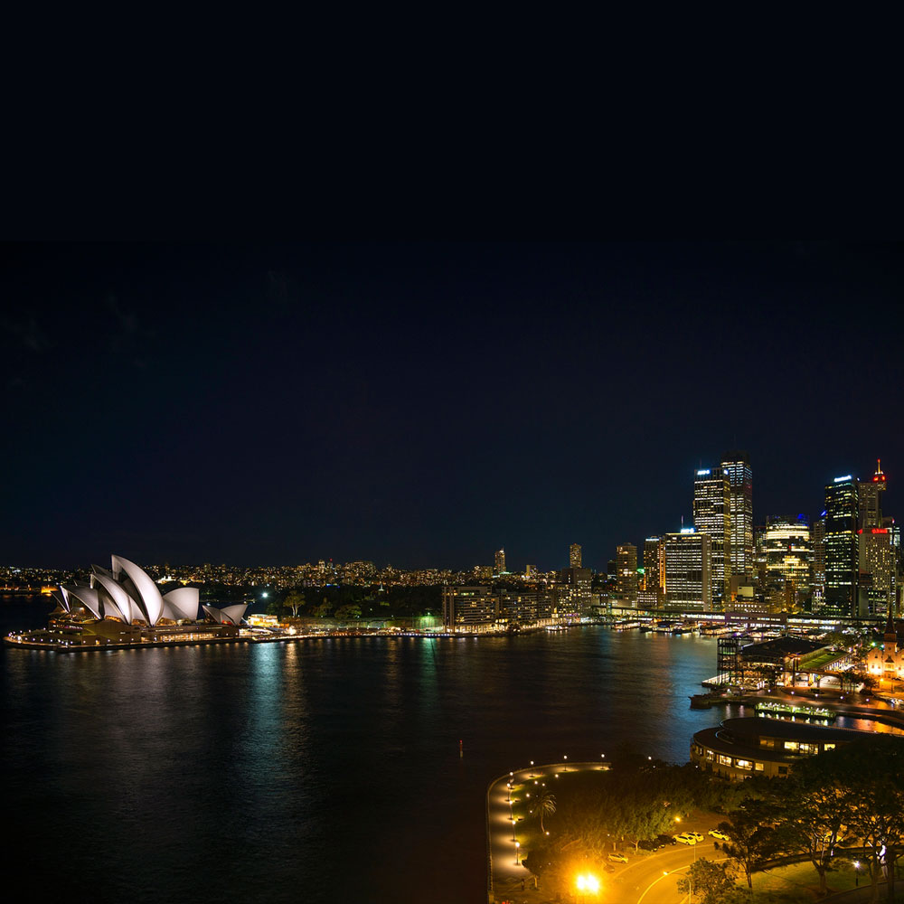 Sydney Harbour City views rooftop