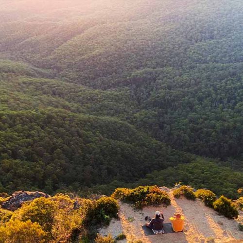 Blue Mountains sunset lookout