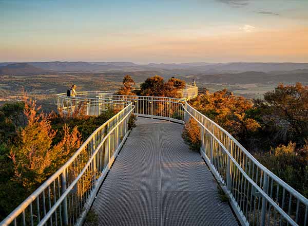 Lookout in the Blue Mountains National Park