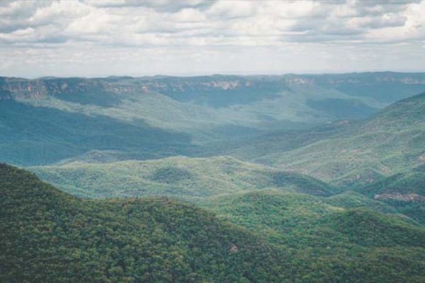 Views of the heritage-listed Blue Mountains National Park