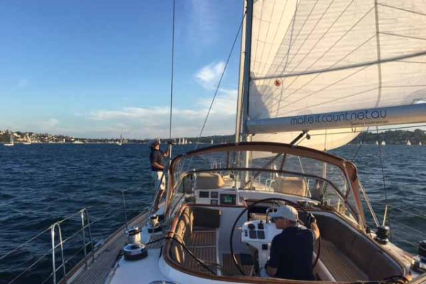 Sailing on Sydney Harbour