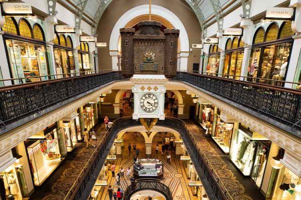 The Queen Victoria Building in Sydney's city centre, a mecca for fashionistas