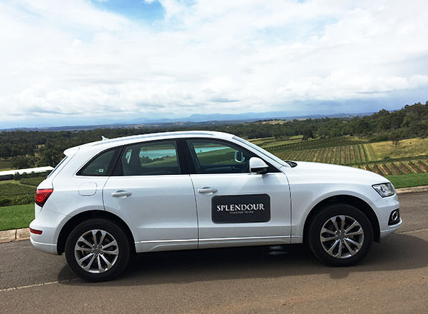 A private LUXE SUV for your full day tour of the Hunter Valley