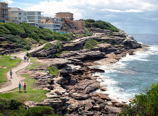 In image of of the beautiful coastal walk on your Sydney Day Tour
