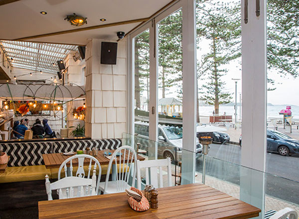 At Manly Wine you get gourmet seafood with ocean views of Manly on your Sydney private day tour