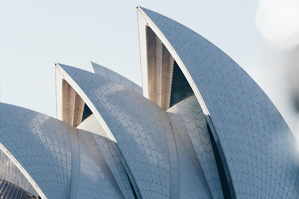The infamous architectural masterpiece, the Sydney Opera House
