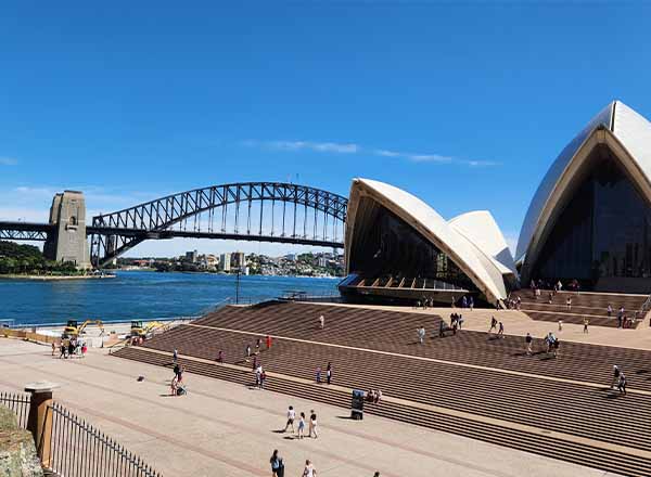 Sydney Opera House and The Sydney Harbour Bridge